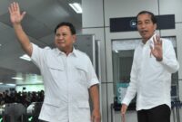 Presiden Jokowi bertemu dengan Prabowo Subianto (Foto : Setkab)