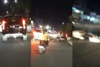 Anak Wakil Ketua DPRD Sulsel Ugal-ugalan di Jalan