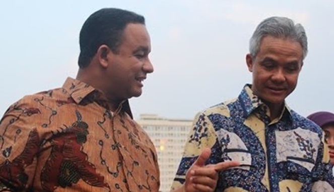 Anies Baswedan dan Ganjar Pranowo/Net