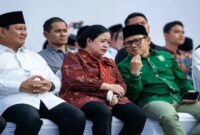 Ketua Umum PKB Cak Imin (Kanan) dalam acara Hari Lahir ke-25 PKB di Solo, Jawa Tengah. Foto/Istimewa