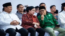 Ketua Umum PKB Cak Imin (Kanan) dalam acara Hari Lahir ke-25 PKB di Solo, Jawa Tengah. Foto/Istimewa