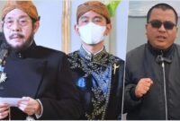 Foto Kolase Ketua MK Anwar Usman, Gibran Jokowi dan Denny Indrayana