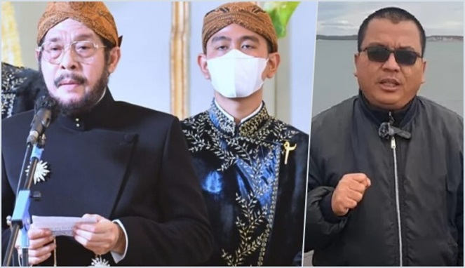 Foto Kolase Ketua MK Anwar Usman, Gibran Jokowi dan Denny Indrayana