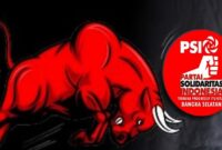 Ilustrasi Banteng Menanduk