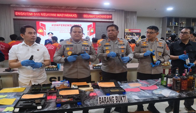 Polda Sulsel Berantas Senpi Ilegal, Tangkap 490 Pelaku Kriminal