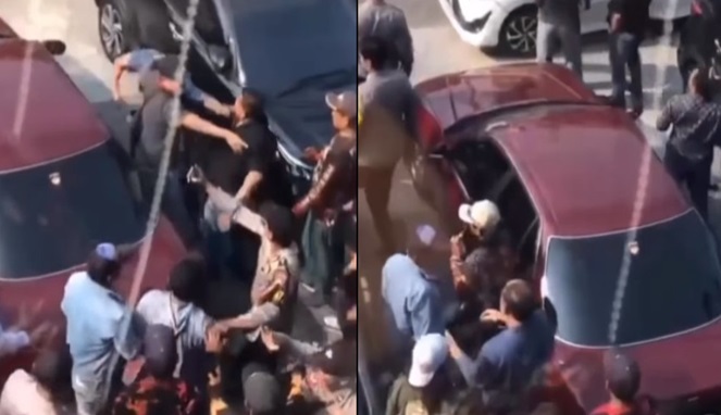 Ormas Pemuda Pancasila Keroyok Anggota TNI