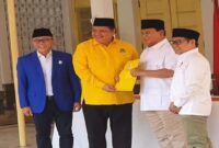 Partai Golkar dan PAN resmi bergabung dengan koalisi yang terlebih dahulu antara Gerindra dan PKB