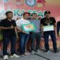 Ketua Umum Jejaring Warung Kopi Indonesia (JIWAI), Usman Dg Beta (Baju putih)