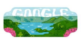 Google Doodle Rayakan 3 Tahun Danau Toba