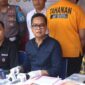 Polisi menggelar rilis kasus tersangka kasus pembunuhan mahasiswa UI (Foto Humas Polri)