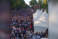 Lautan Massa Anies - Cak Imin Membuih di Jalan Sudirman Makassar, Minggu (24/9/2023)