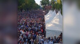 Lautan Massa Anies - Cak Imin Membuih di Jalan Sudirman Makassar, Minggu (24/9/2023) 