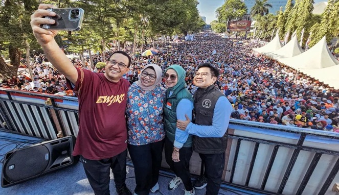 Nasdem Tegaskan Pendukung AMIN di Sulsel Bukan Massa Bayaran (Foto Instagram Anies Baswedan)