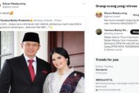 Tangkapan layar twitter Gibran Rakabuming