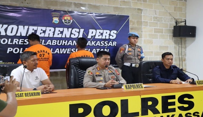 Dua dari Tiga Preman Pemalak di Pelabuhan Makassar Diringkus