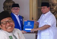 Foto Kolase : Ketum PKB Cak Imin, Ketum PAN Zulkifli Hasan dan Ketum Gerindra Prabowo Subianto