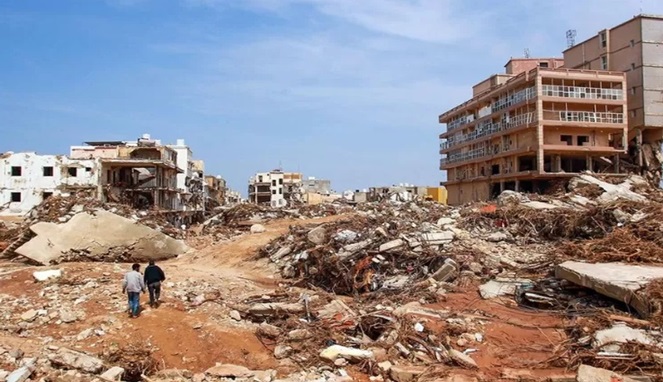 Banjir Bandang Porak-porandakan Libya, Ribuan Orang Tewas (Foto Istimewa)
