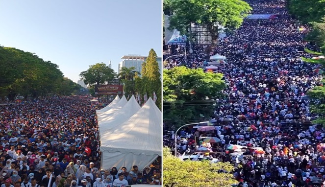 Massa Pendukung AMIN di Sulsel (Foto Instagram Anies Baswedan)