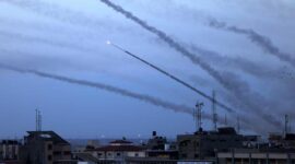  Puluhan Roket Gaza Bombardir Israel, Satu Orang Tewas (Foto AFP)