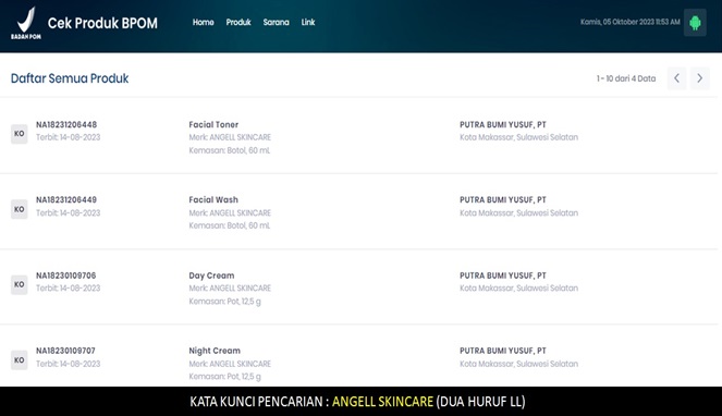 Angell Skincare BPOM