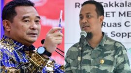 Foto Kolase : Pj Gubernur Sulsel Bahtiar Baharuddin dan Eks Gubernur Sulsel Andi Sudirman Sulaiman
