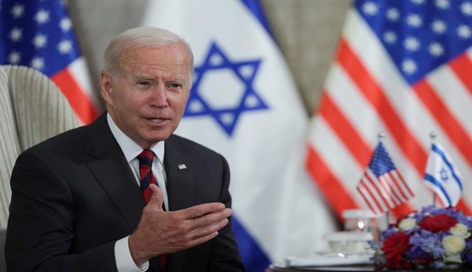 Propaganda Israel Hasut Biden Sebut Hamas Penggal Kepala Anak-anak (Foto : Istimewa)