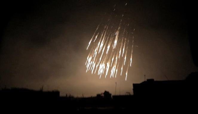 Israel Membabi Buta, Hujani Warga Gaza dengan Bom Fosfor 