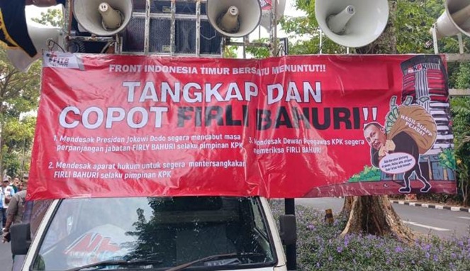 Front Indonesia Timur Bersatu Desak Jokowi Copot Ketua KPK
