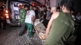 Korban pengeboman Gereja Ortodoks Yunani Saint Porphyrius (Foto Istimewa)