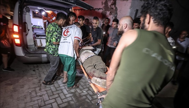 Korban pengeboman Gereja Ortodoks Yunani Saint Porphyrius (Foto Istimewa)