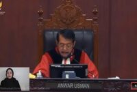 Ketua Mahkamah Konstitusi Anwar Usman