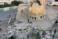 Israel Murka, Masjid di Gaza Hancur Lebur, Pasar Palestina Banjir Darah