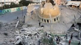 Israel Murka, Masjid di Gaza Hancur Lebur, Pasar Palestina Banjir Darah 