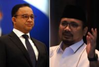 Foto Kolase : Anies Baswedan dan Menag Gus Yaqut