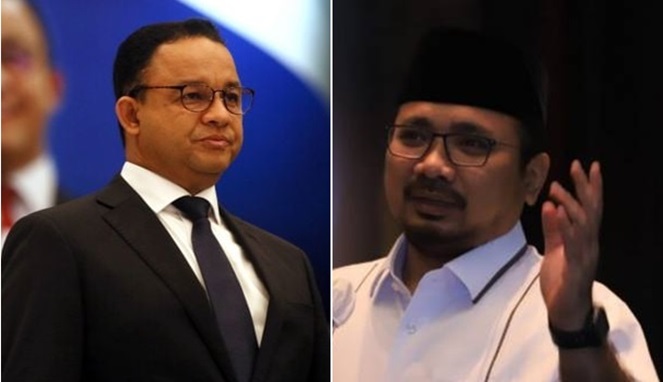 Foto Kolase : Anies Baswedan dan Menag Gus Yaqut
