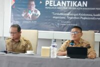 Kadisdik Makassar, Muhyiddin menjelaskan tentang juknis PPDB 2023 di Aerotel Smile (Foto Istimewa)