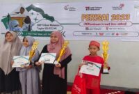 Murid SD Negeri Borong Makassar Raih Juara 1 Lomba Baca Puisi Islami