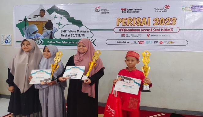 Murid SD Negeri Borong Makassar Raih Juara 1 Lomba Baca Puisi Islami