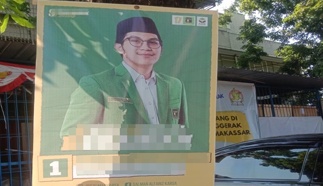 Anak Bos SPBU Tebar Pesona di Sejumlah Pohon-pohon di Makassar