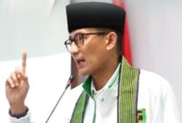 Tidak Terpilih Jadi Cawapres Ganjar, Sandiga Uno Ucapkan Selamat Berjuang