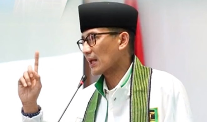 Tidak Terpilih Jadi Cawapres Ganjar, Sandiga Uno Ucapkan Selamat Berjuang