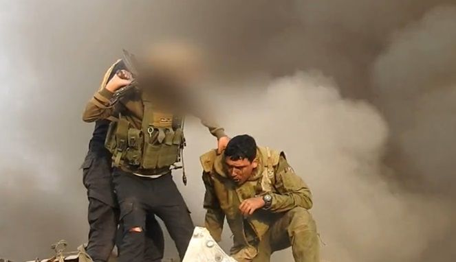 Tentara Israel Dibantai Habis oleh Hamas (Foto Twitter)