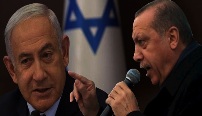 Foto Kolase : Perdana Menteri Israel Benjamin Netanyahu dan Presiden Turki Recep Tayyip Erdogan
