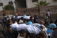 21 Wartawan Tewas Akibat Serangan Israel (AP Photo/Fatima Shbair)