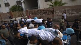 
21 Wartawan Tewas Akibat Serangan Israel (AP Photo/Fatima Shbair)