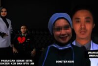 Suami Pendidikan Perwira, Istri “Bedah” Bareng Mahasiswa Unhas (Foto Kolase) 