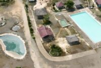 Mata air panas yang disebut memiliki kandungan hidrogen di daerah One Pute Jaya, di Morewali, Sulteng (Foto Antara/HO-Badan Geologi)