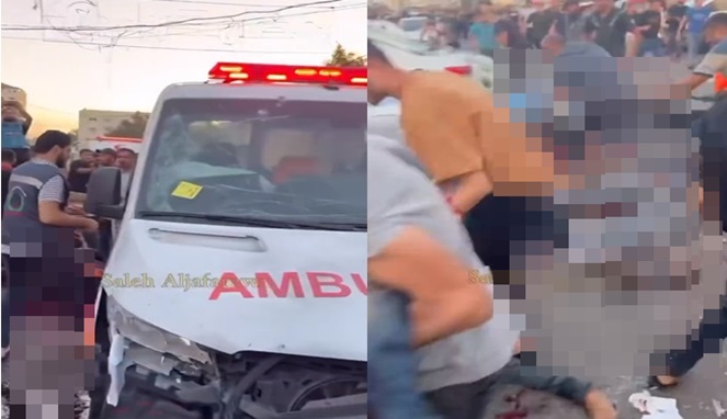 Israel Bom Pengungsi, Warga, hingga Iringan Ambulans RS Al-Shifa di Gaza (Foto Kolase Korban di RS Al-Shifa)