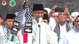 Anies Hadiri Undangan Aksi Bela Palestina, Prabowo dan Ganjar Tak Datang