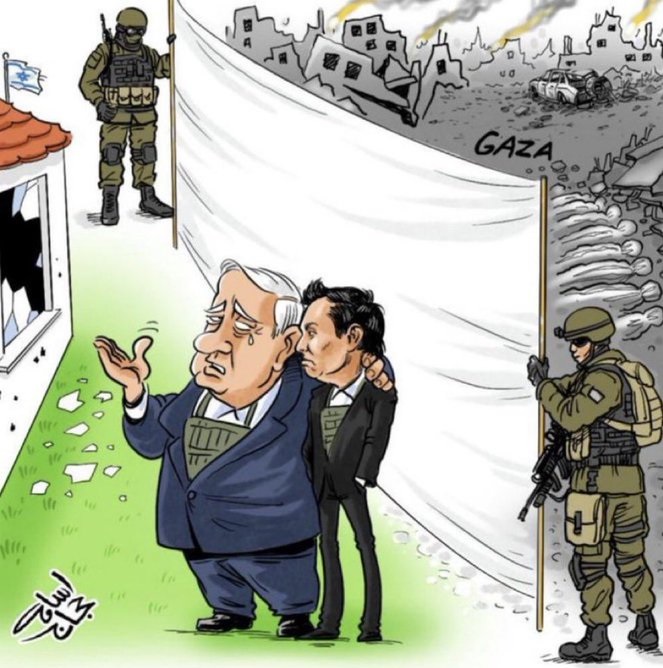 Foto Sindiran Netizen ke Elon Musk Soal Dukungan ke Israel